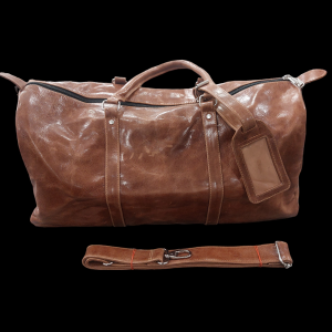 Medium Leather Duffle Bag